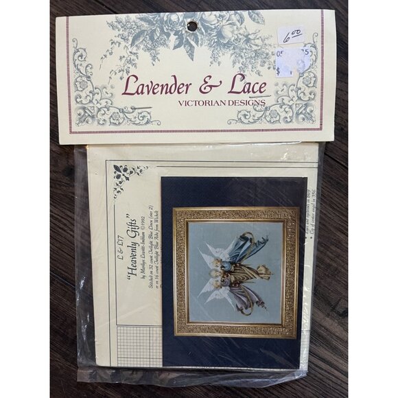 Lavender & Lace Heavenly Gifts‎ Cross Stitch Pattern LL17 NIP - Picture 1 of 2